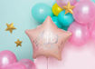 Picture of FOIL BALLOON STAR HAPPY BIRTHDAY LIGHT POWDER PINK 18 INCH